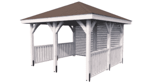 Altana ogrodowa drewniana czterospadowa 3,5×3,5m