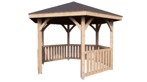 Altana ogrodowa drewniana sześciokątna 3,5m