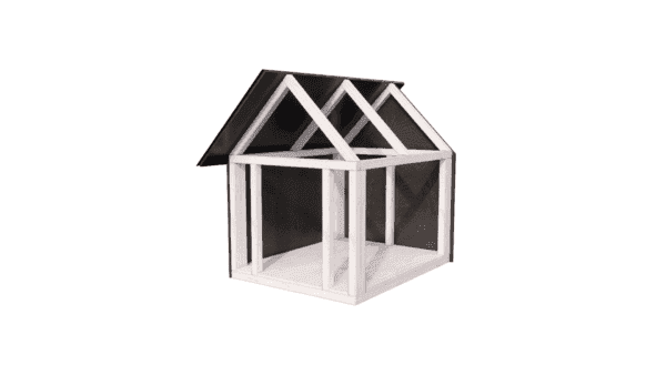 Buda dla psa XL ocieplana dwuspadowa 80x100cm