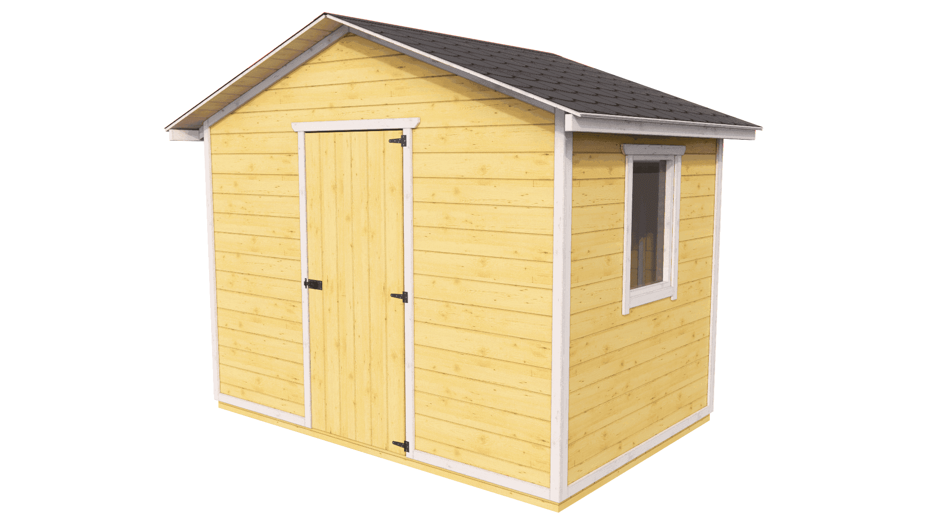 Domek gospodarczy drewniany na narzędzia 3x2m