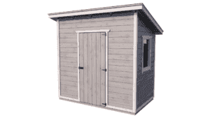 Domek gospodarczy drewniany na narzędzia, jednospadowy 2,5×1,5m