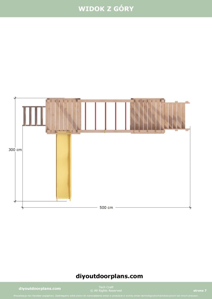 Plac Zabaw drewniany, Małpi Gaj, Siłownia Zewnętrzna FIT-SET 2