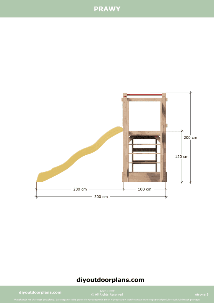 Plac Zabaw drewniany, Małpi Gaj, Siłownia Zewnętrzna FIT-SET 2