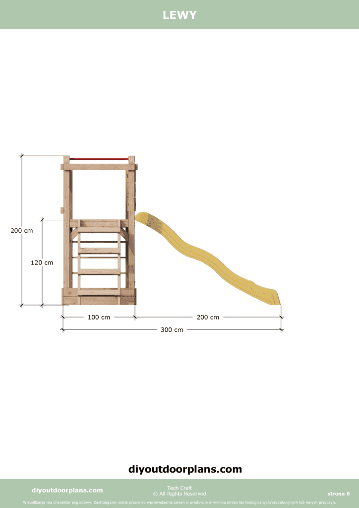 Plac Zabaw drewniany, Małpi Gaj, Siłownia Zewnętrzna FIT-SET 2