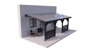 Zadaszenie tarasu poliwęglanowe 5,5x3m